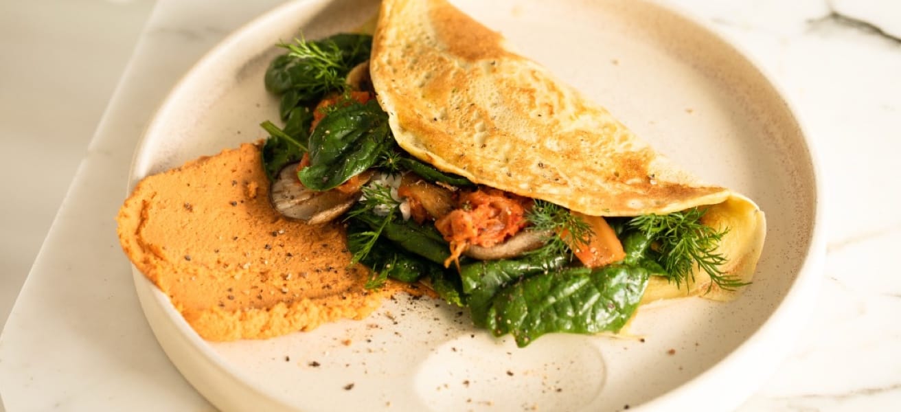 An Image of an omelette